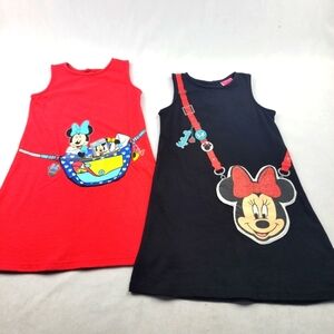 Disney Kids Dresses - Red and Black Minnie Mouse